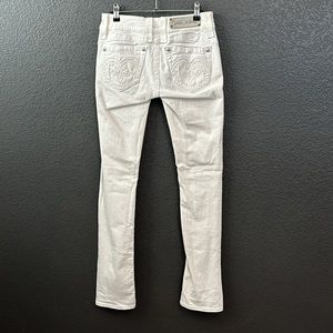 Rock Revival RAQUEL White Size 27 Jeans